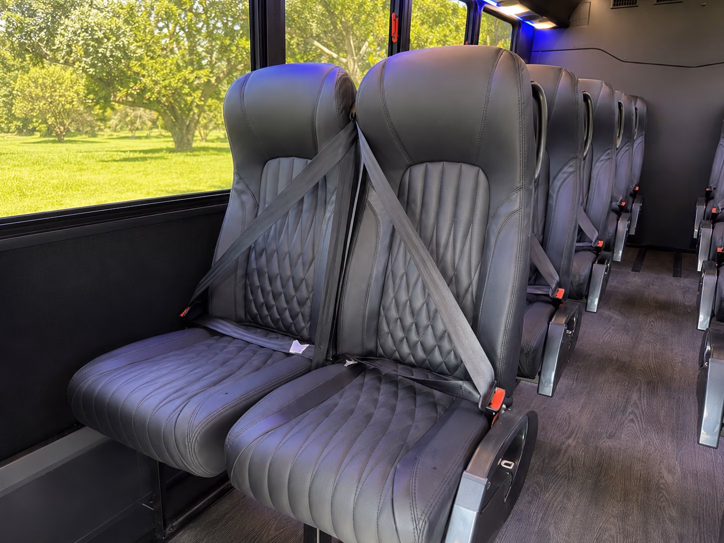 port st lucie 18 passenger minibus interior