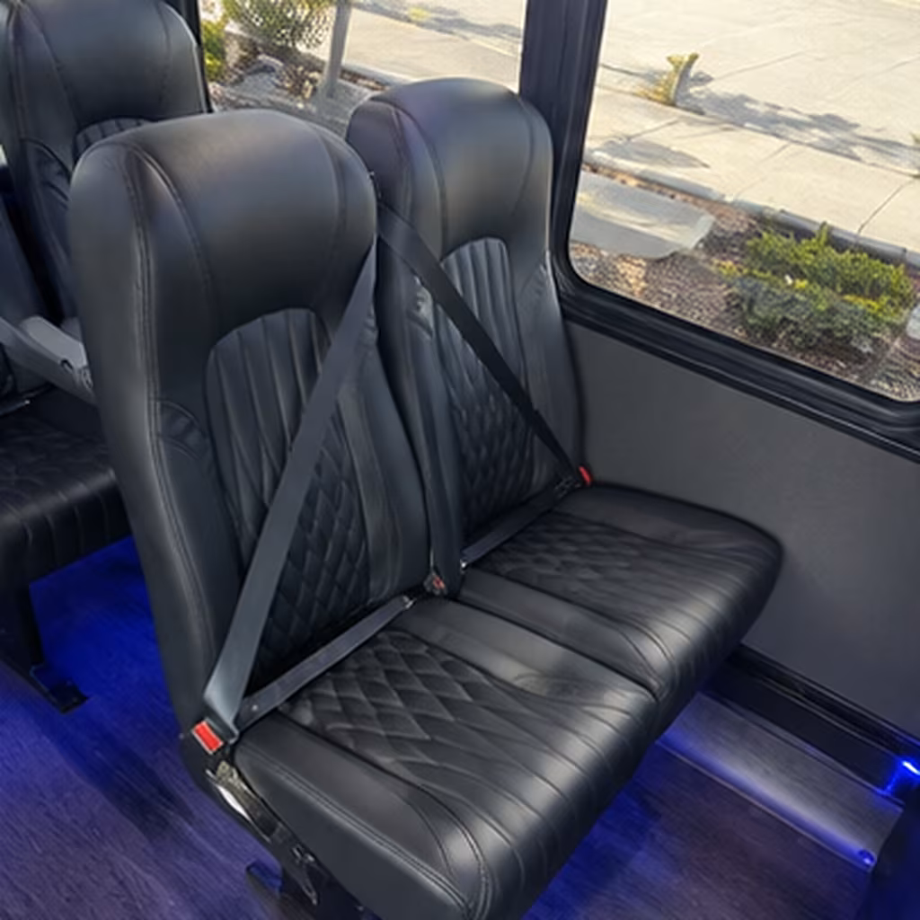 port st lucie 25 passenger minibus inside