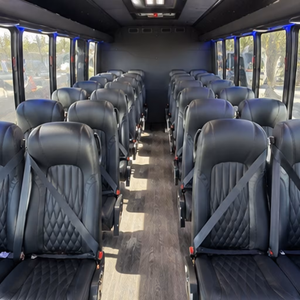 port st lucie 25 passenger minibus interior