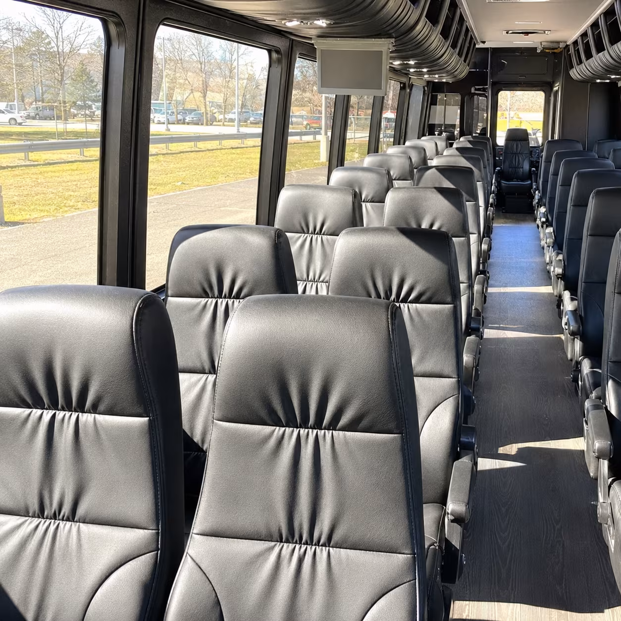 port st lucie 28 passenger minibus inside