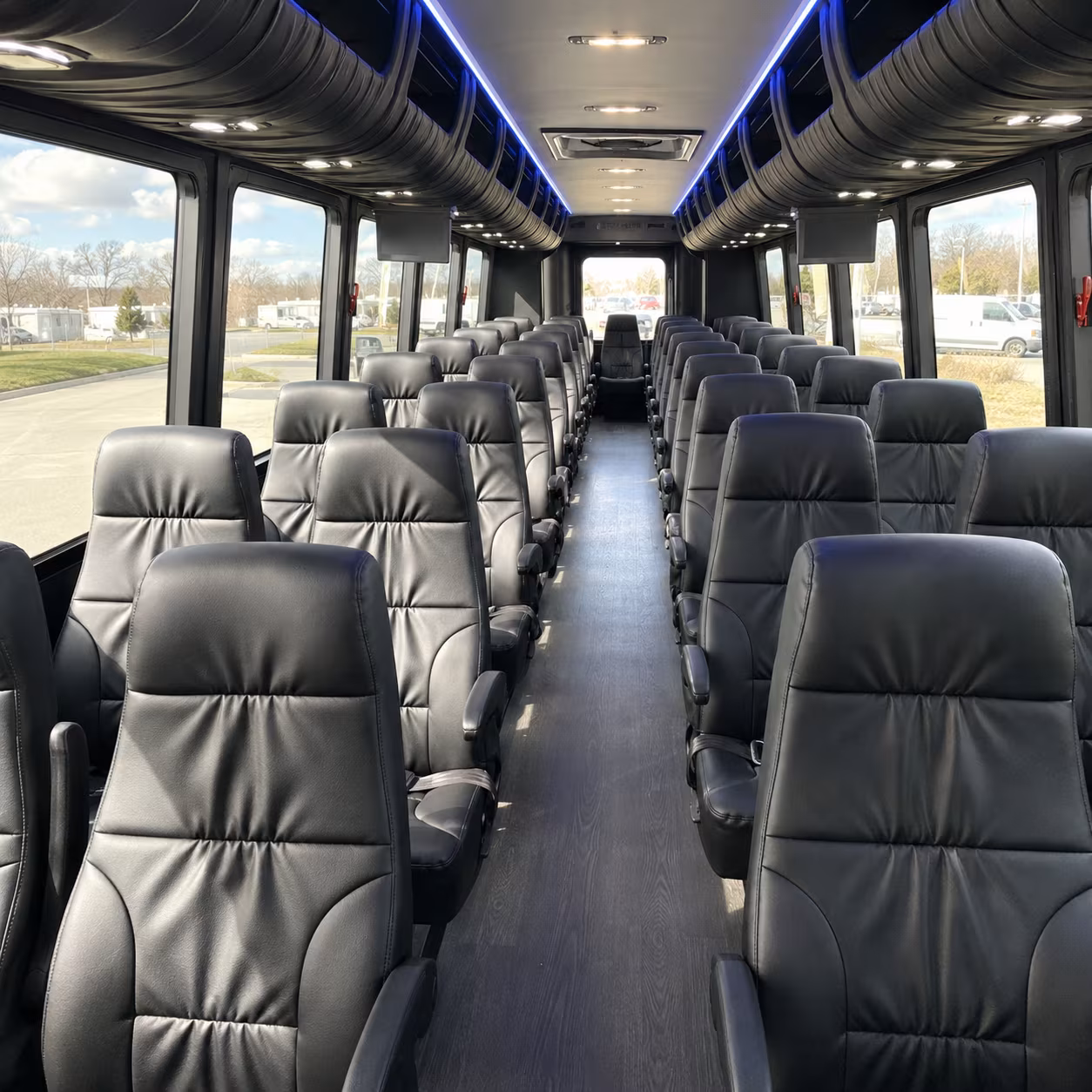 port st lucie 35 passenger minibus inside