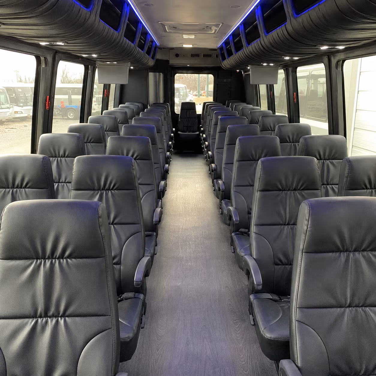 port st lucie 35 passenger minibus interior