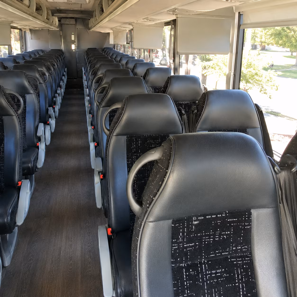 port st lucie 56 passenger charter bus inside