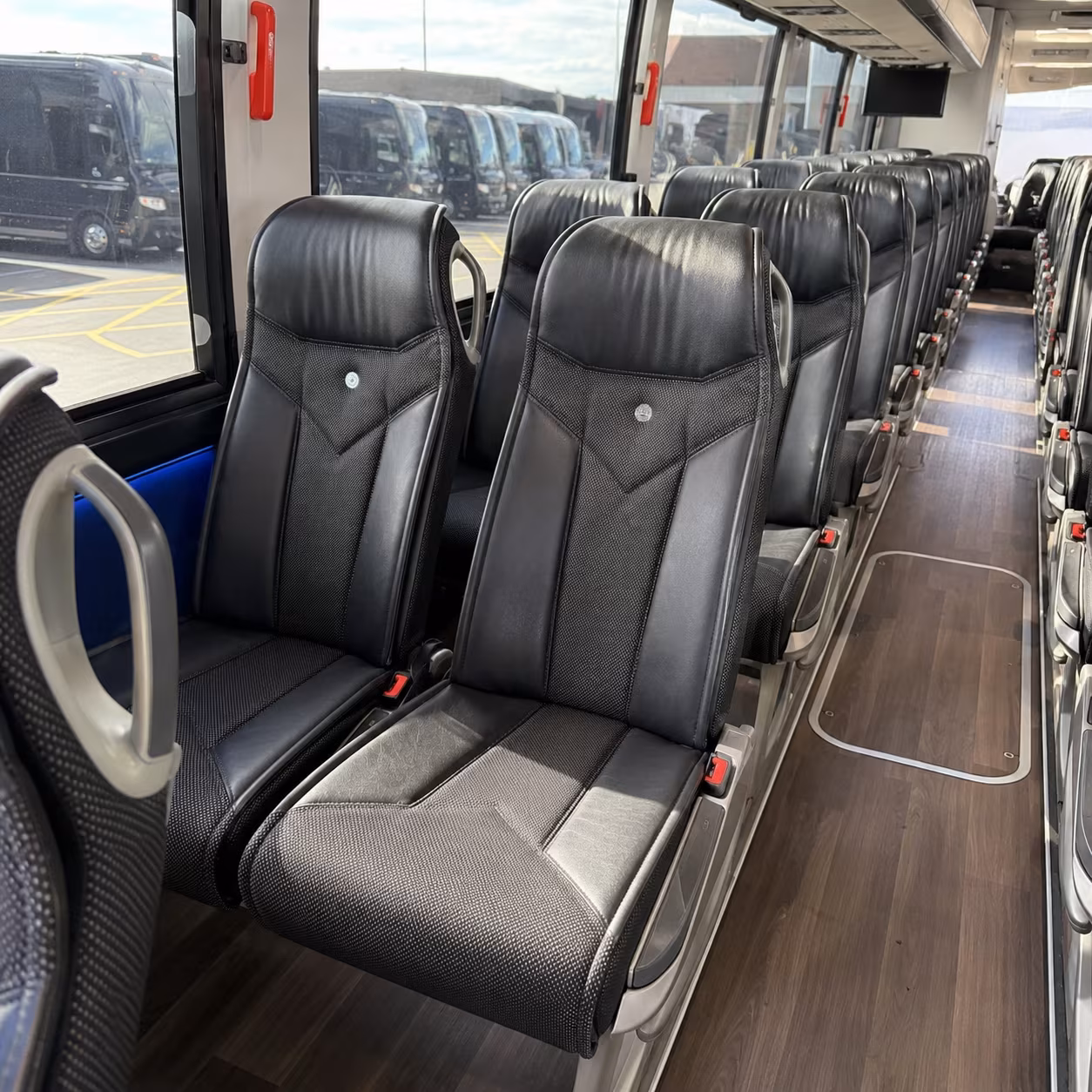 port st lucie 56 passenger charter bus interior