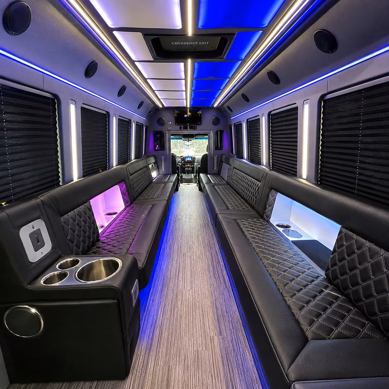 port st lucie party bus inside